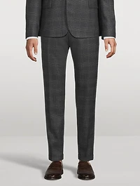 Check Wool Trousers