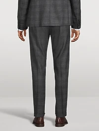 Check Wool Trousers