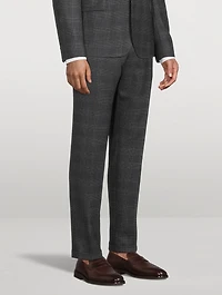 Check Wool Trousers