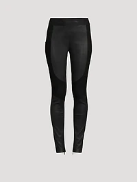 Racer Leather Leggings