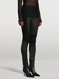 Racer Leather Leggings