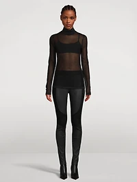 Racer Leather Leggings
