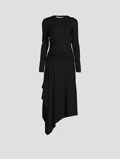 Protection Draped Jersey Dress