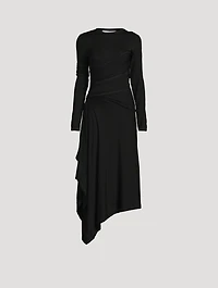 Protection Draped Jersey Dress