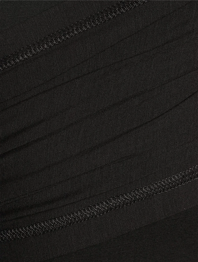 Protection Draped Jersey Dress