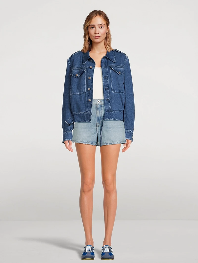 Annie High Classic Denim Shorts