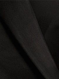 Willow Double-Breasted Satin Blazer