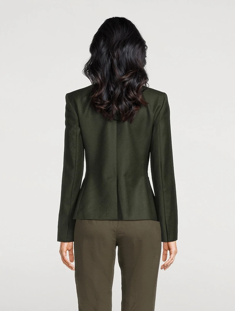 Flannel Military Jacket