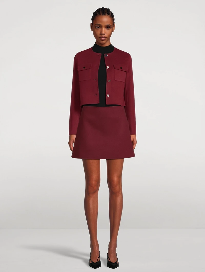 Cropped Cardigan Jacket