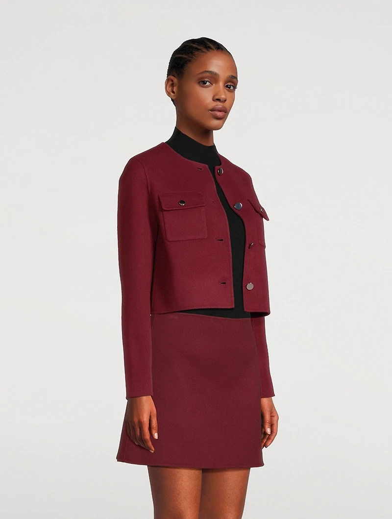 Cropped Cardigan Jacket