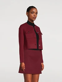 Cropped Cardigan Jacket