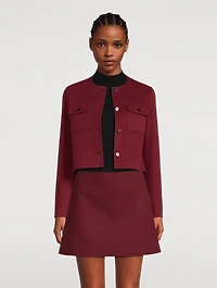 Cropped Cardigan Jacket
