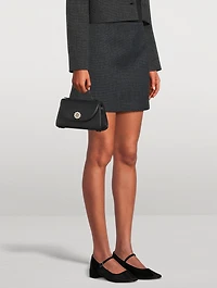 Plush Tweed Mini Skirt