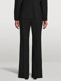 Good Wool Slim Flare Trousers