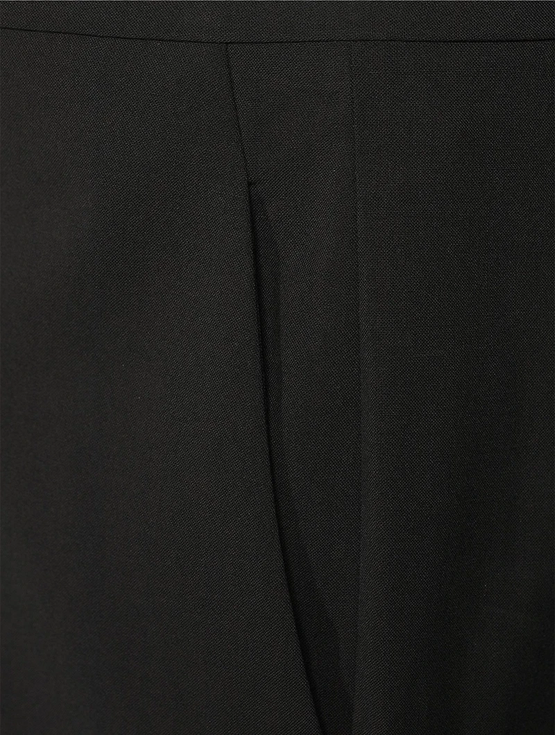 Good Wool Slim Flare Trousers
