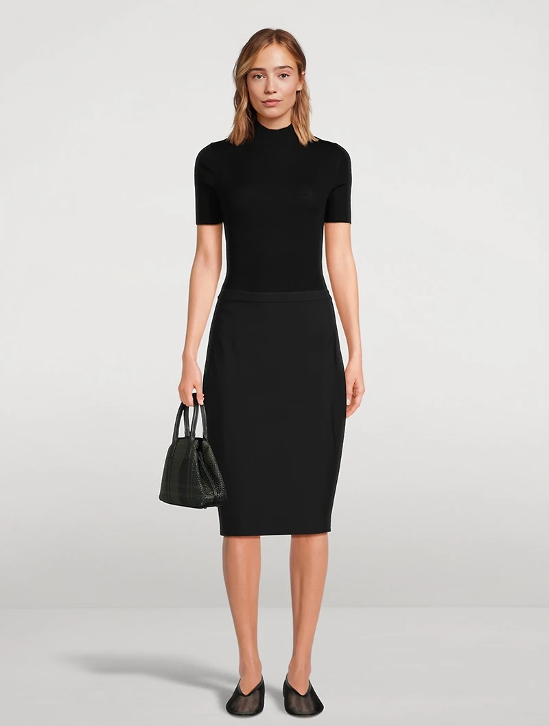 Good Wool Pencil Skirt