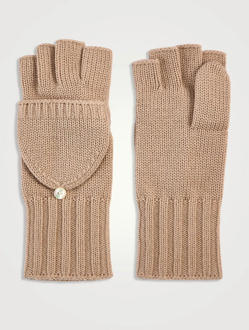 Wool Foldover Mittens