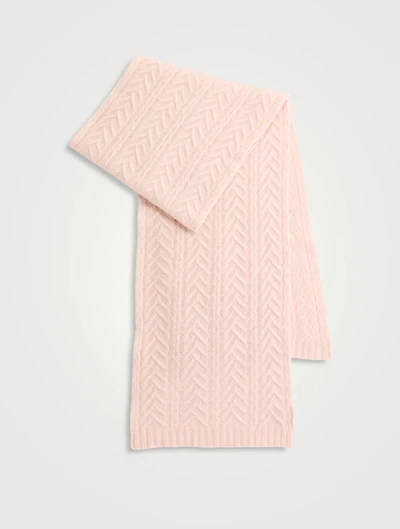 Cashmere Fisherman Knit Scarf