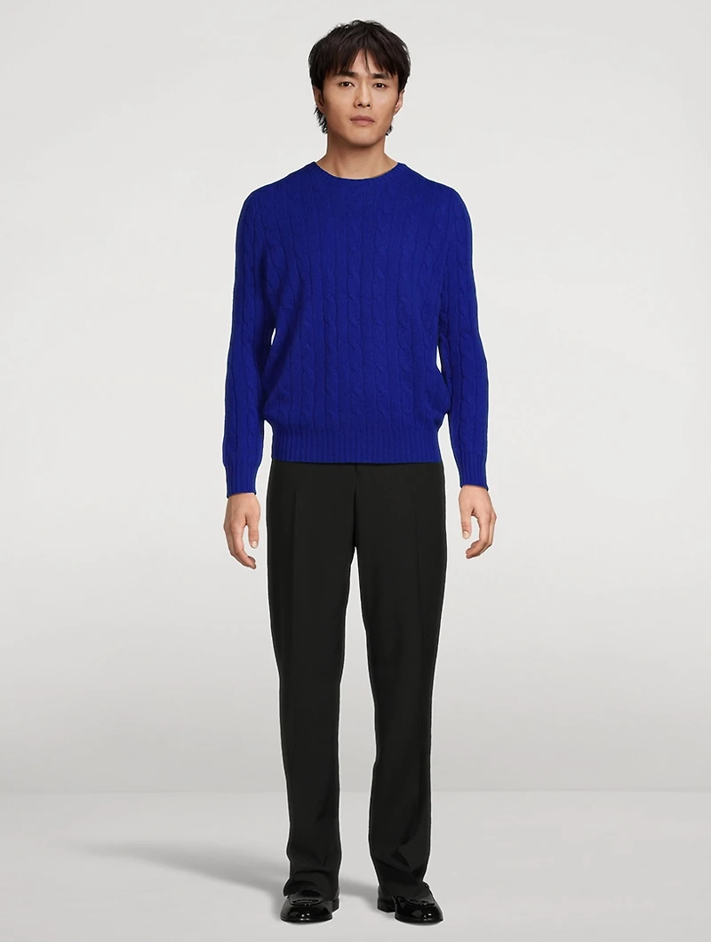 The Iconic Cable-Knit Cashmere Sweater