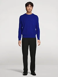 The Iconic Cable-Knit Cashmere Sweater