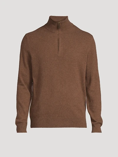 Wool Quarter-Zip Sweater