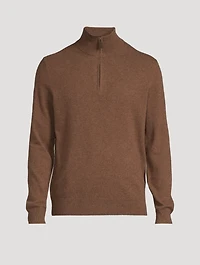Wool Quarter-Zip Sweater