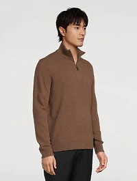 Wool Quarter-Zip Sweater