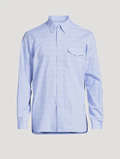 Plaid Poplin Shirt
