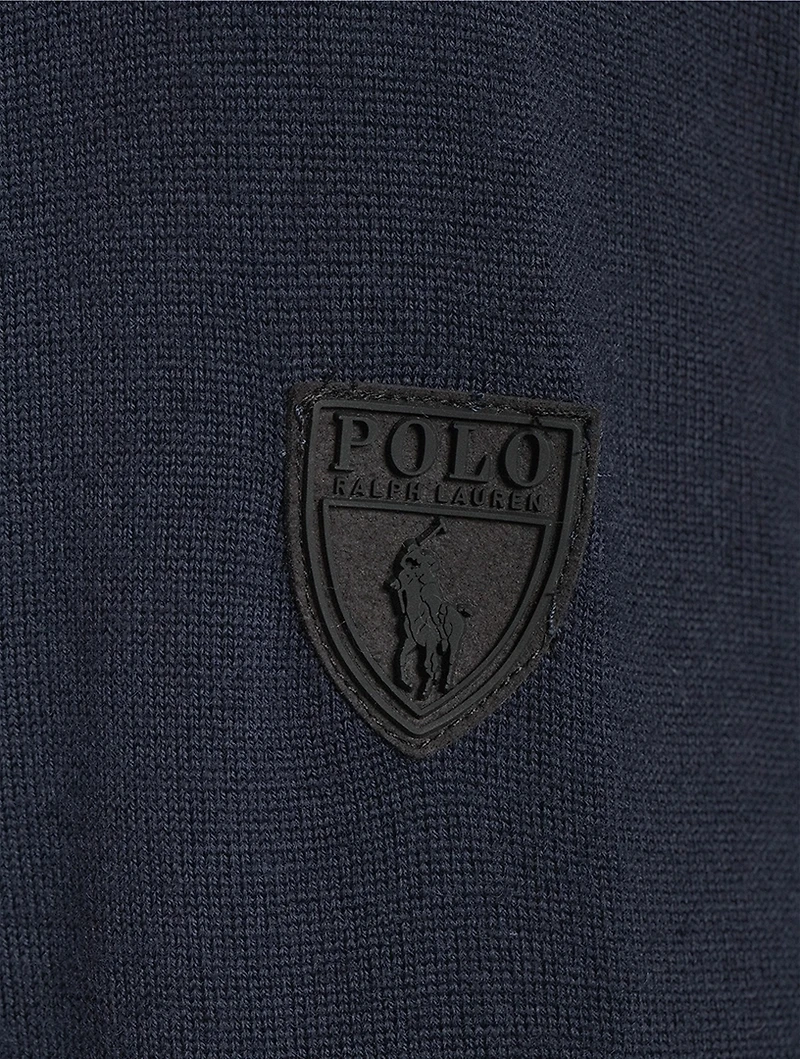 Wool Hybrid Zip Sweater