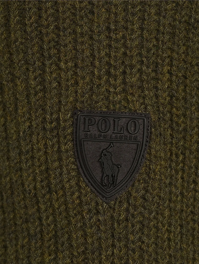 Wool And Cashmere Hybrid Zip Sweater