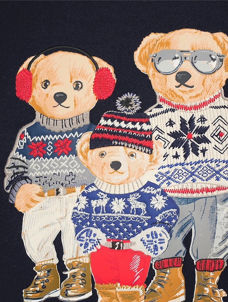 Polo Bear Family Fleece Hoodie