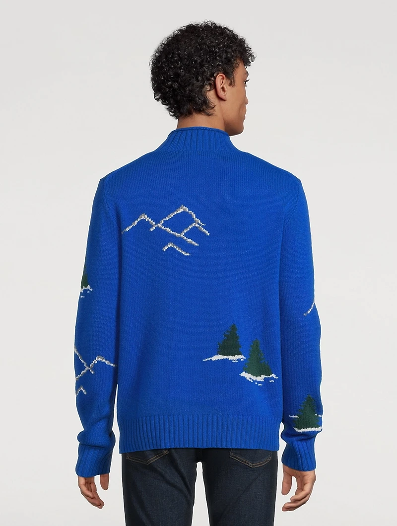 Polo Bear Family Jacquard Wool Sweater