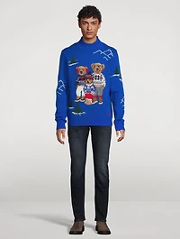 Polo Bear Family Jacquard Wool Sweater