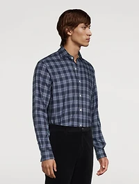 Sport Shirt Plaid Print