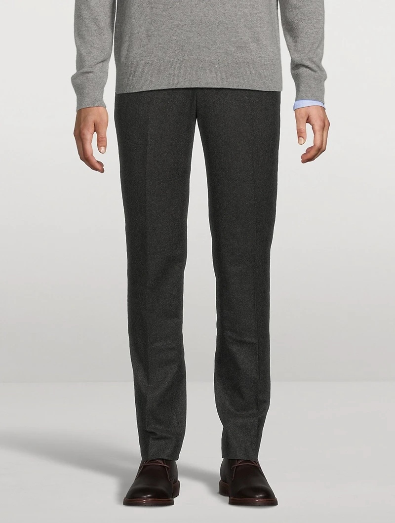Wool Flannel Trousers