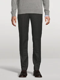 Wool Flannel Trousers