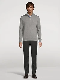 Wool Flannel Trousers
