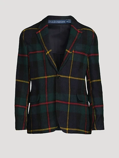 Plaid Tweed Sport Coat