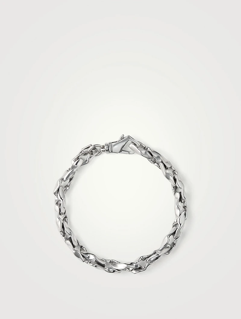 Hammered Chain Bracelet