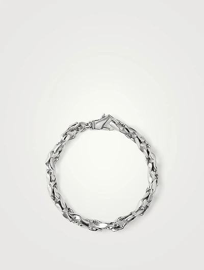 Hammered Chain Bracelet