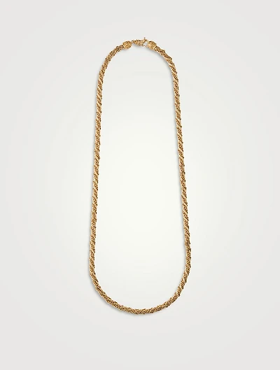Wrapped Rope Chain Necklace