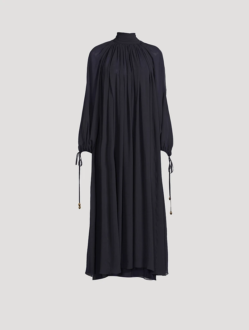 Silk Georgette Maxi Dress