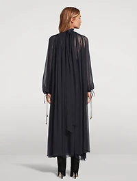 Silk Georgette Maxi Dress