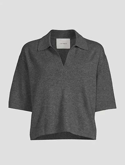 Neela Cashmere Polo Sweater