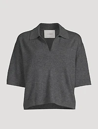 Neela Cashmere Polo Sweater