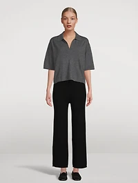 Neela Cashmere Polo Sweater