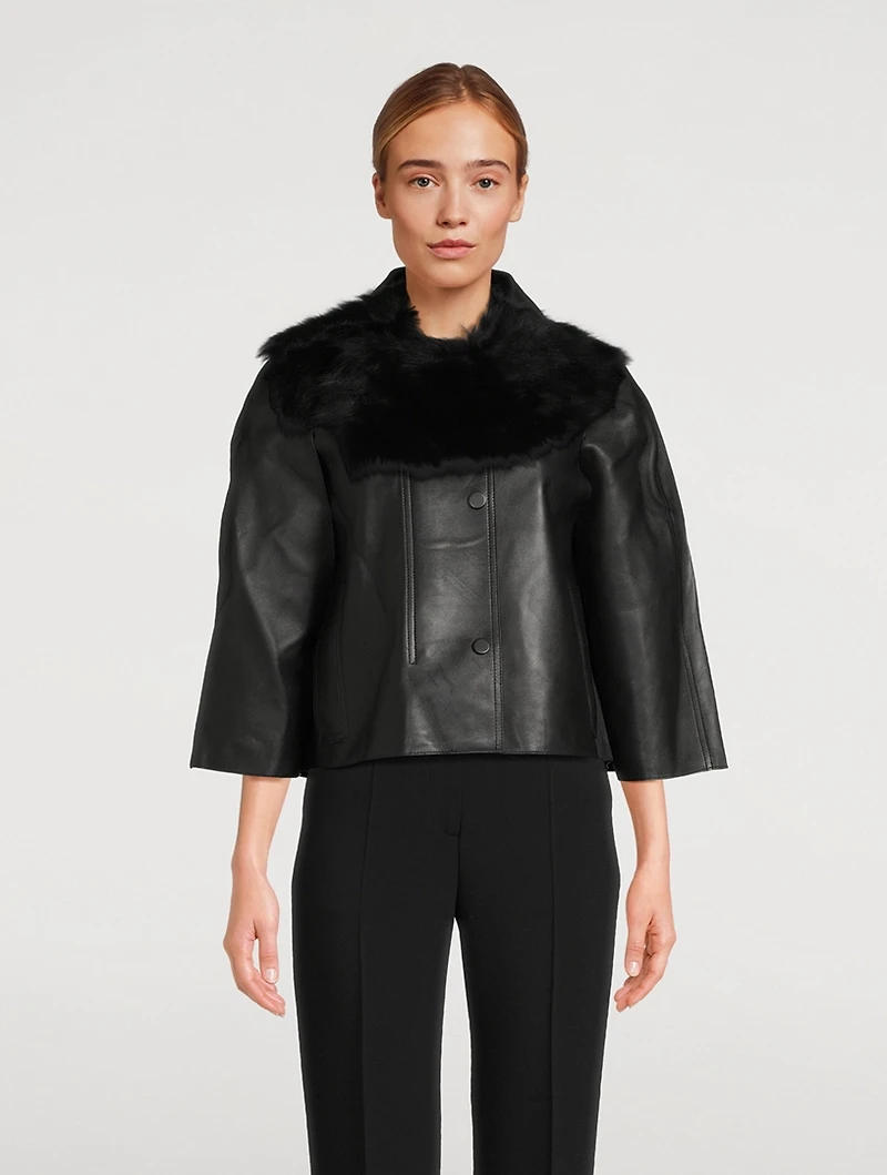 Silky Shearling Collar