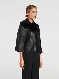 Silky Shearling Collar