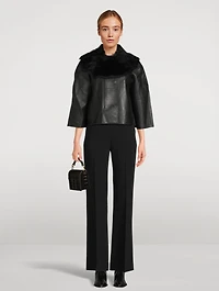 Silky Shearling Collar