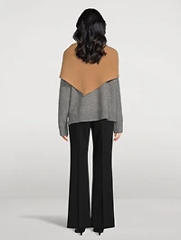 Triangle Wool And Cashmere Scarf